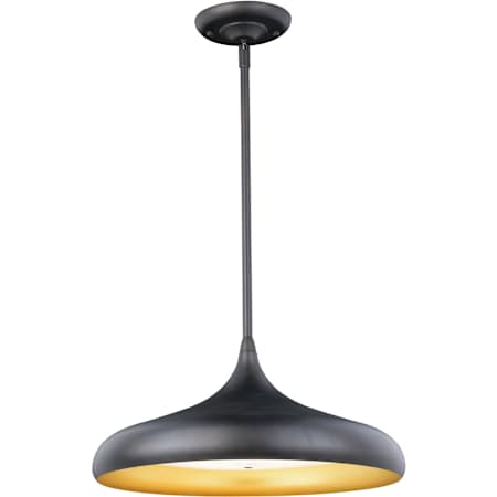Vaxcel Lighting Bacio 16" Wide LED Pendant with Instalux Motion Technology Oil Rubbed Bronze