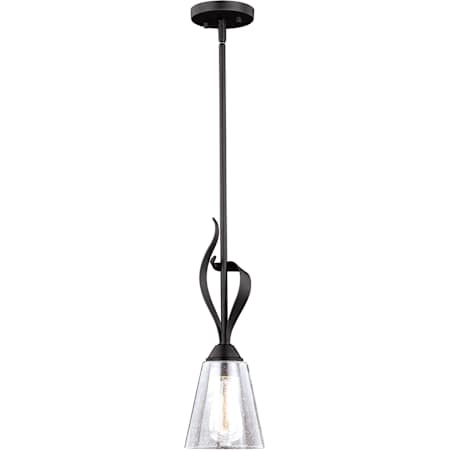 Vaxcel Lighting Cinta Single Light 5-3/4" Wide Mini Pendant Oil Rubbed Bronze