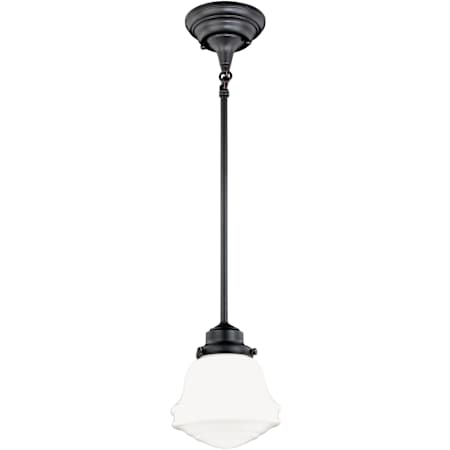 Vaxcel Lighting Huntley Single Light 6-3/4" Wide Mini Pendant Oil Rubbed Bronze