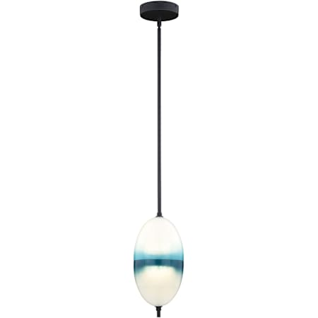 Vaxcel Lighting Somerset Single Light 6" Wide LED Crystal Pendant Oil Rubbed Bronze