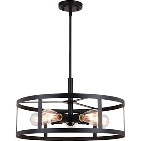 Vaxcel Lighting Akron 5 Light 20" Wide Pendant Oil Rubbed Bronze