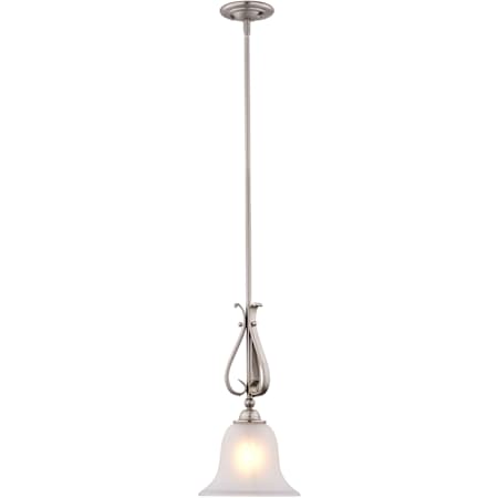 Vaxcel Lighting 9" Wide Suspension Mini Pendant Brushed Nickel