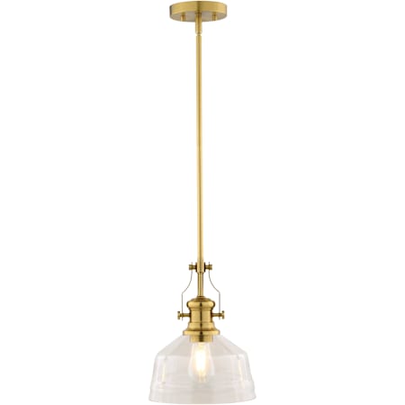 Vaxcel Lighting Beloit 9" Wide Mini Pendant Brushed Gold
