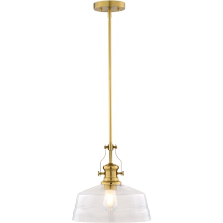Vaxcel Lighting Beloit 12" Wide Pendant Brushed Gold