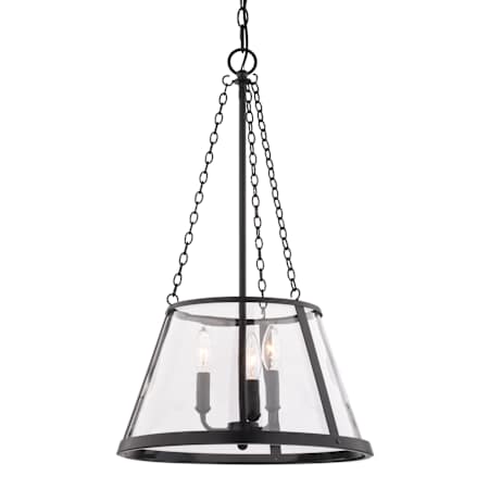 Vaxcel Lighting Rochester 3 Light 16" Wide Pendant Matte Black