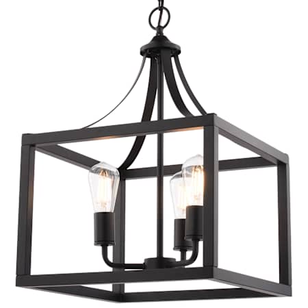 Vaxcel Lighting Pratt 3 Light 15" Wide LED Mini Pendant Matte Black