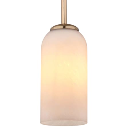 Vaxcel Lighting Shelby 5" Wide LED Pendant Champagne Gold