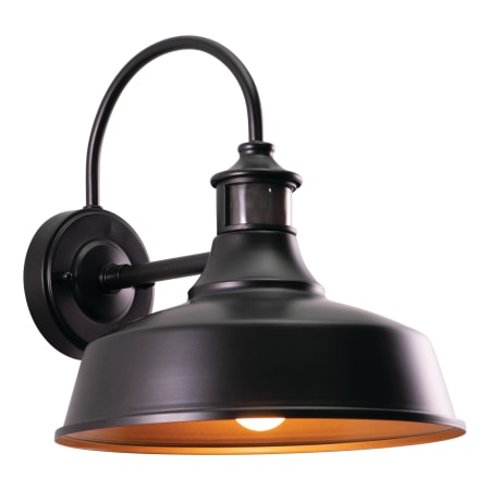 Vaxcel Lighting Dorado Single Light 12-1/4" Tall Outdoor Wall Sconce Dark Bronze, Inner Light Gold