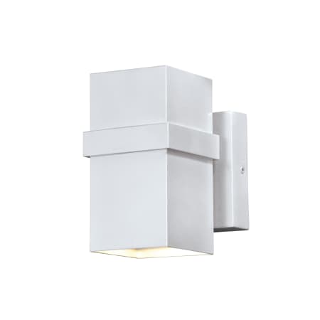 Vaxcel Lighting Lavage 7" Tall Integrated LED Outdoor Wall Sconce Painted Satin Nickel