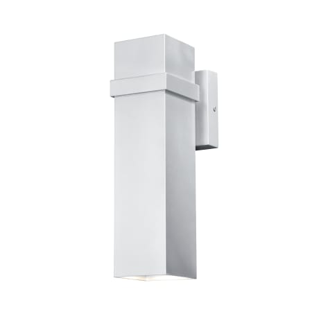 Vaxcel Lighting Lavage 14" Tall Integrated LED Outdoor Wall Sconce Painted Satin Nickel