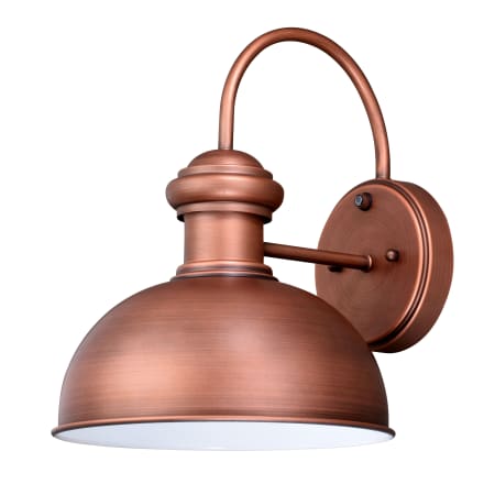 Vaxcel Lighting Franklin Single Light 13" Tall Outdoor Wall Sconce Brushed Copper
