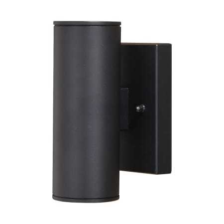 Vaxcel Lighting Chiasso 2 Light 8" Tall LED Outdoor Wall Sconce Textured Black