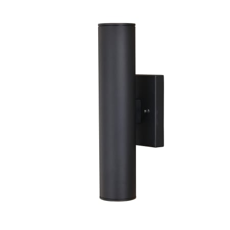 Vaxcel Lighting Chiasso 2 Light 14" Tall LED Outdoor Wall Sconce Textured Black