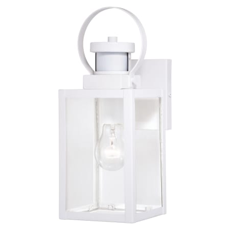 Vaxcel Lighting Medinah Single Light 13" Tall Outdoor Wall Sconce Textured White
