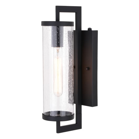 Vaxcel Lighting Morgan Park 16" Tall Outdoor Wall Sconce Matte Black