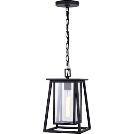 Vaxcel Lighting Blackwell 8" Wide Outdoor Mini Pendant Matte Black