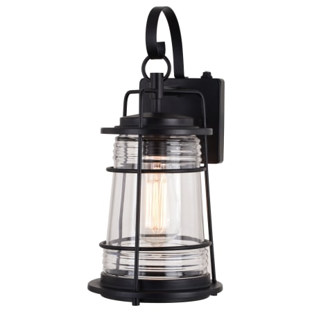 Vaxcel Lighting Montauk 15" Tall Outdoor Wall Sconce Textured Black