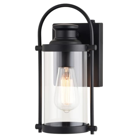 Vaxcel Lighting Winfield 12" Tall Wall Sconce Matte Black