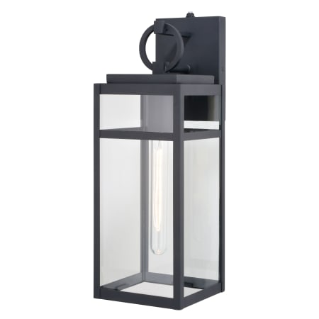 Vaxcel Lighting Hubbard 18" Tall Wall Sconce Textured Black