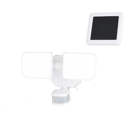 Vaxcel Lighting Outdoor Security Double Light 10-1/4" Wide LED Outdoor Flood Light White