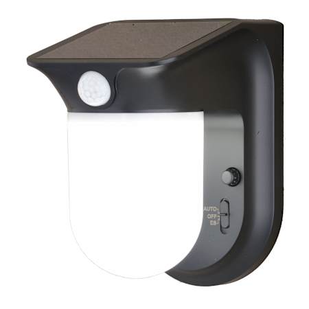 Vaxcel Lighting Outdoor Security 7" Tall LED Outdoor Wall Sconce Black