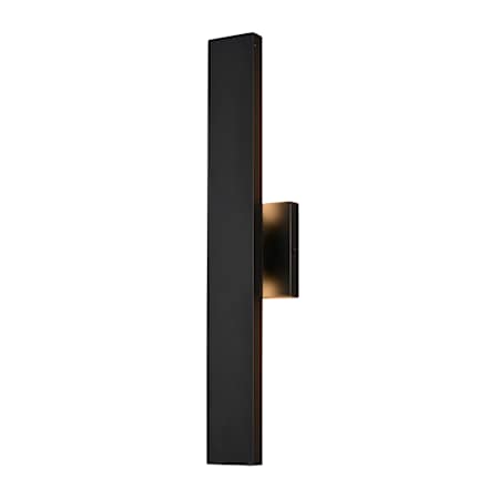 Vaxcel Lighting Owen 20" Tall LED Outdoor Wall Sconce Matte Black