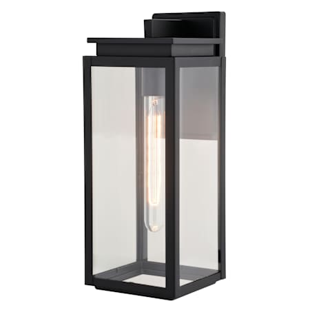 Vaxcel Lighting Uptown 16" Tall Outdoor Wall Sconce Matte Black