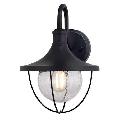 Vaxcel Lighting Dunlap 13" Tall Outdoor Wall Sconce Textured Black