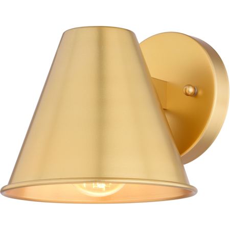 Vaxcel Lighting Smith 6" Tall Outdoor Wall Sconce Gold