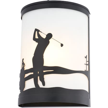 Vaxcel Lighting Links 11" Tall Wall Sconce Black