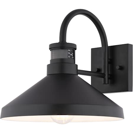 Vaxcel Lighting Highland Park 11" Tall LED Outdoor Wall Sconce Matte Black / White