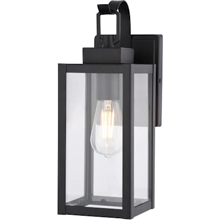 Vaxcel Lighting Clinton 14" Tall LED Outdoor Wall Sconce Matte Black