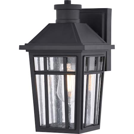 Vaxcel Lighting Garfield Park 12" Tall LED Outdoor Wall Sconce Textured Black
