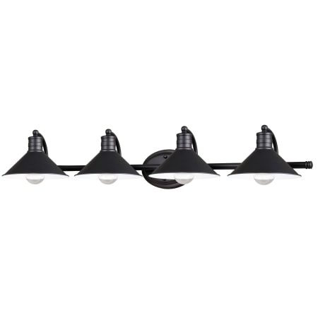 Vaxcel Lighting Akron 4 Light 38" Wide Bathroom Vanity Light Oil Rubbed Bronze