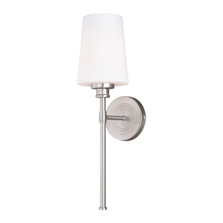 Vaxcel Lighting Clark Single Light 19" Tall Wall Sconce Satin Nickel