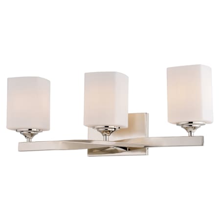 Vaxcel Lighting Robey 3 Light 23" Wide Vanity Light Polished Nickel