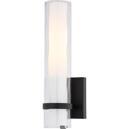 Vaxcel Lighting Vilo 14" Tall LED Wall Sconce Matte Black