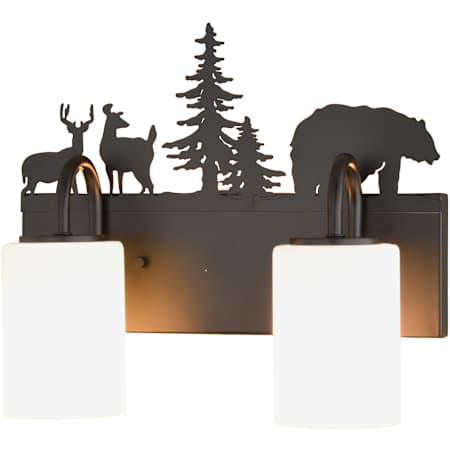 Vaxcel Lighting Acadia 2 Light 15" Wide LED Vanity Light Bronze