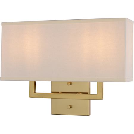 Vaxcel Lighting Glenview 2 Light 11" Tall LED Wall Sconce Satin Brass