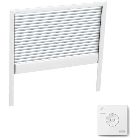 Velux FSCD Room Darkening Shade with Remote Control Operation for Velux Skylight Models - FS S06 White