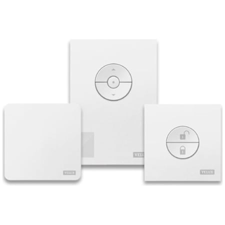 Velux Indoor Climate Control Kit with Indoor Climate Sensor, Internet Gateway, and Departure Switch White