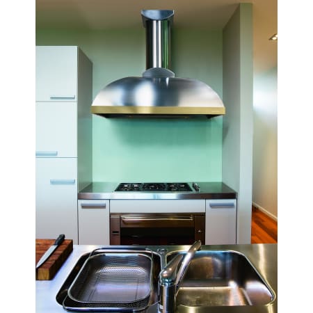 Vent-A-Hood 36" 600 CFM Wall Mounted Range Hood with Dual Blowers LED Lights and a 2" Lip Stainless Steel