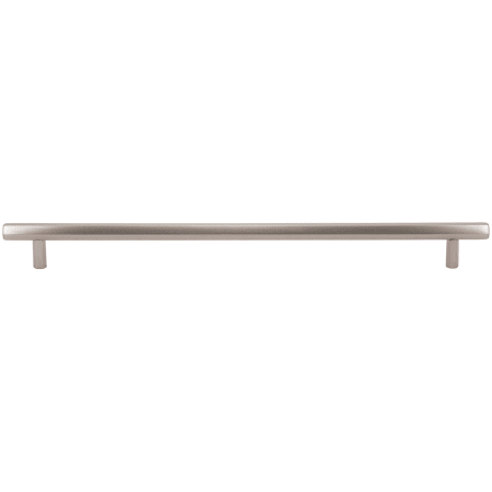 Vesta Fine Hardware Insignia Solid Brass 12" Center to Center Luxury Modern Faceted Hexagon Cabinet Bar Handle / Drawer Bar Pull Brushed Satin Nickel