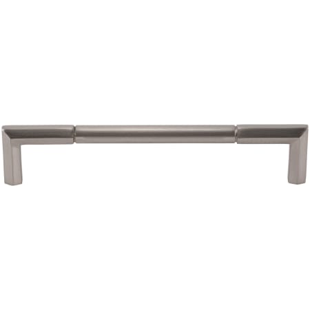 Vesta Fine Hardware Identity Solid Brass 6-5/16" Center to Center Luxury Modern Split Design Cabinet Handle / Drawer Pull Brushed Satin Nickel