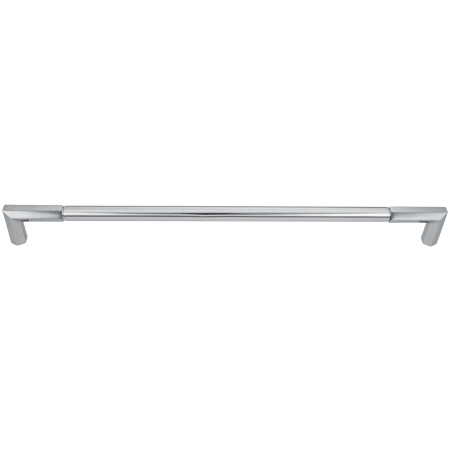 Vesta Fine Hardware Identity Solid Brass 18" Center to Center Luxury Modern Split Design Appliance Handle / Appliance Pull Polished Chrome
