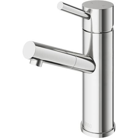 Vigo Noma 1.2 GPM 8" Single Handle Single Hole Bathroom Faucet Brushed Nickel