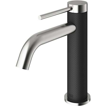Vigo Madison 1.2 GPM 8" Single Handle Single Hole Bathroom Faucet Brushed Nickel