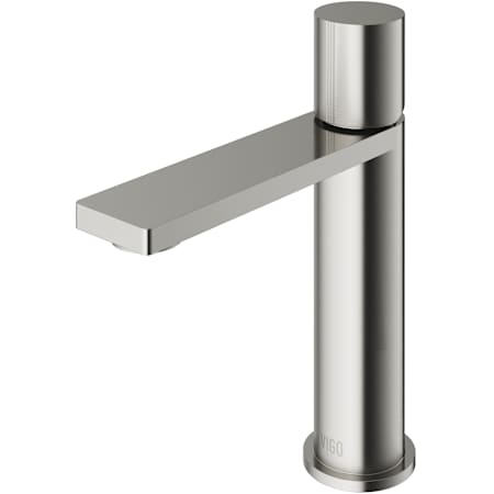 Vigo Halsey 1.2 GPM 8" Single Handle Single Hole Bathroom Faucet Brushed Nickel