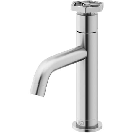 Vigo Ruxton 1.2 GPM 8" Single Handle Single Hole Bathroom Faucet Brushed Nickel