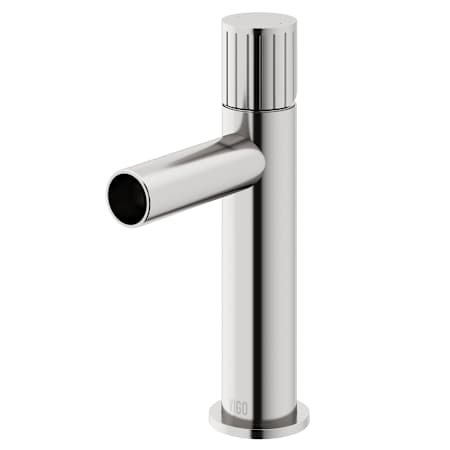 Vigo Ashford 1.2 GPM 9" H Single Handle Single Hole Bathroom Faucet Brushed Nickel